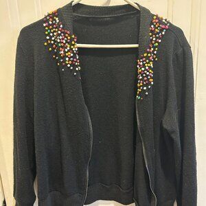 Vintage Zip up cardigan sweater